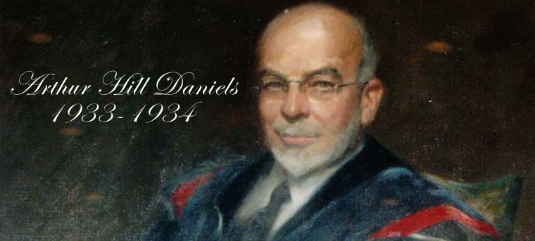 President Arthur Hill Daniels