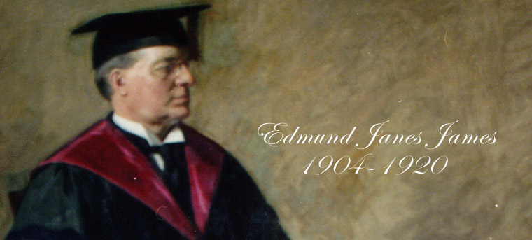 President Edmund Janes James