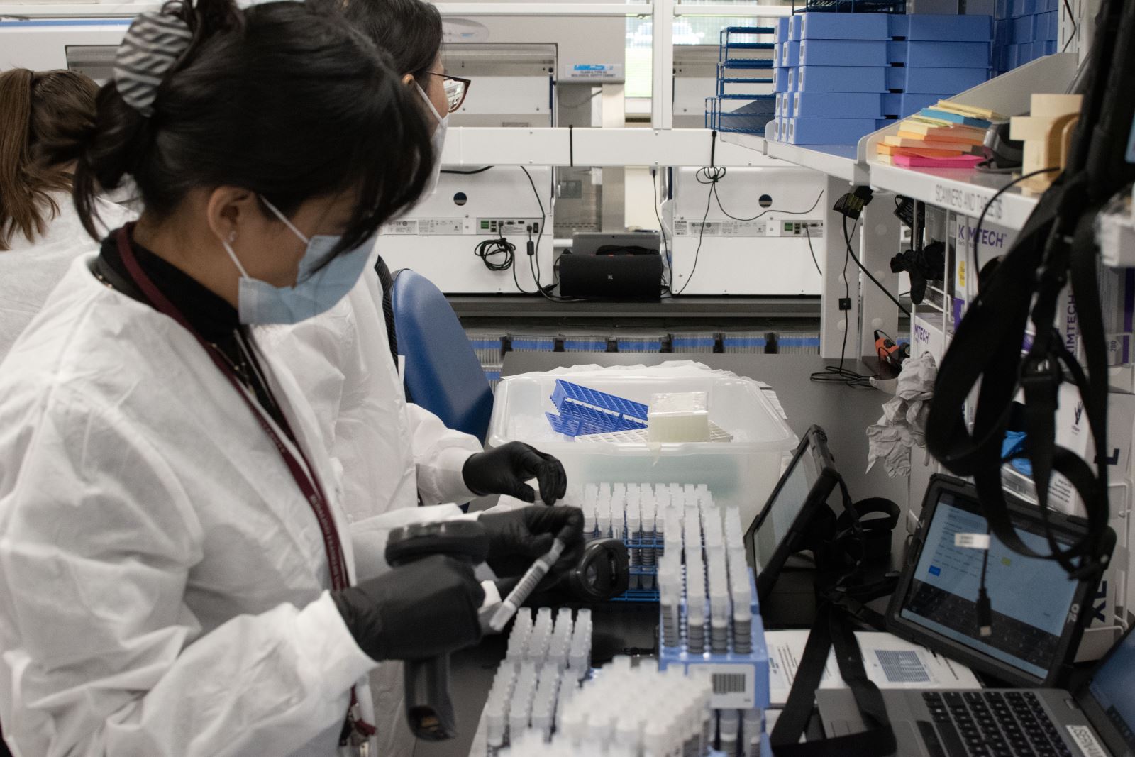 lab workers in a laboratory