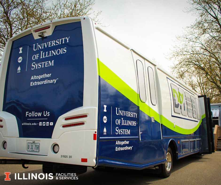 U of I System UI Ride shuttle bus
