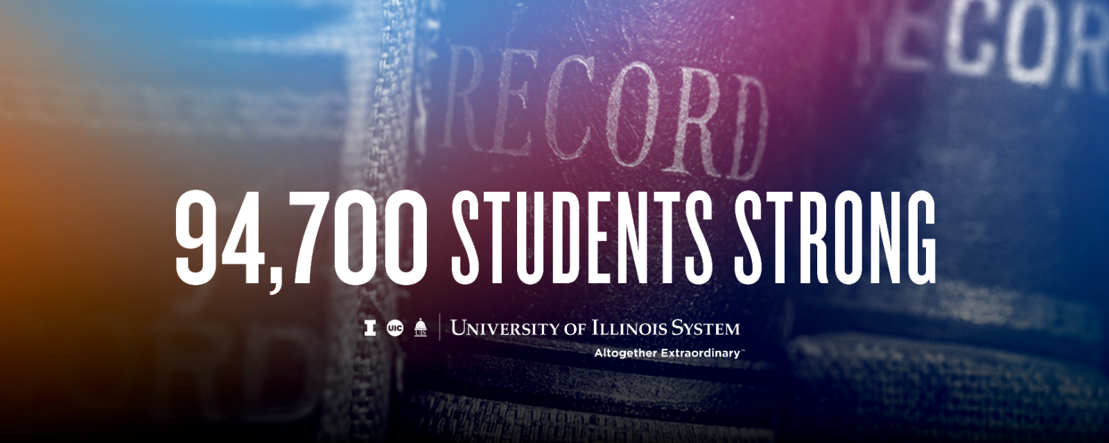 94,700 students strong graphic