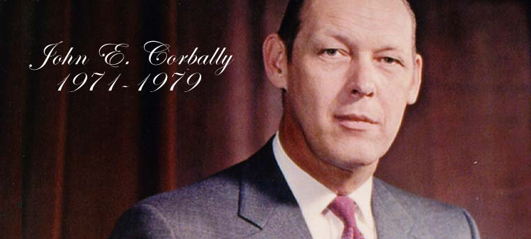 President John E. Corbally