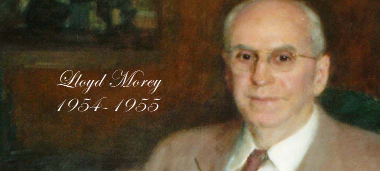 President Lloyd Morey